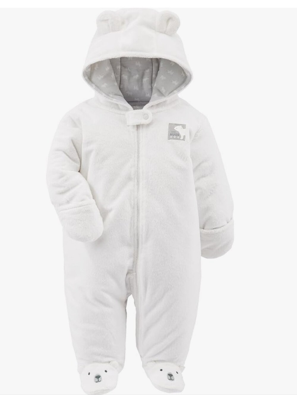 Simple Jys By Carter's Baby Fleece Footed Jumpsuit Pram